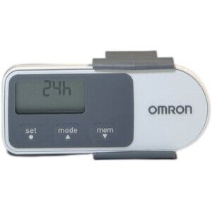 Omron HJ-320 Tri-Axis Walking Pedometer Step Counter Portable White